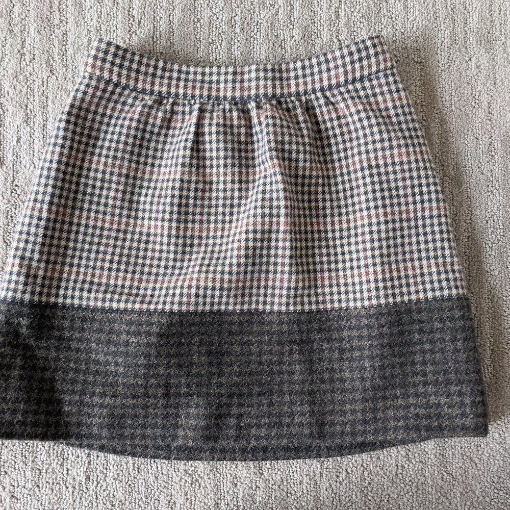 JCREW wool skirt
